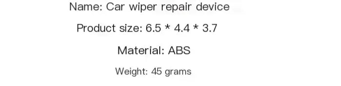 Windshield Wiper Restorer 2.0