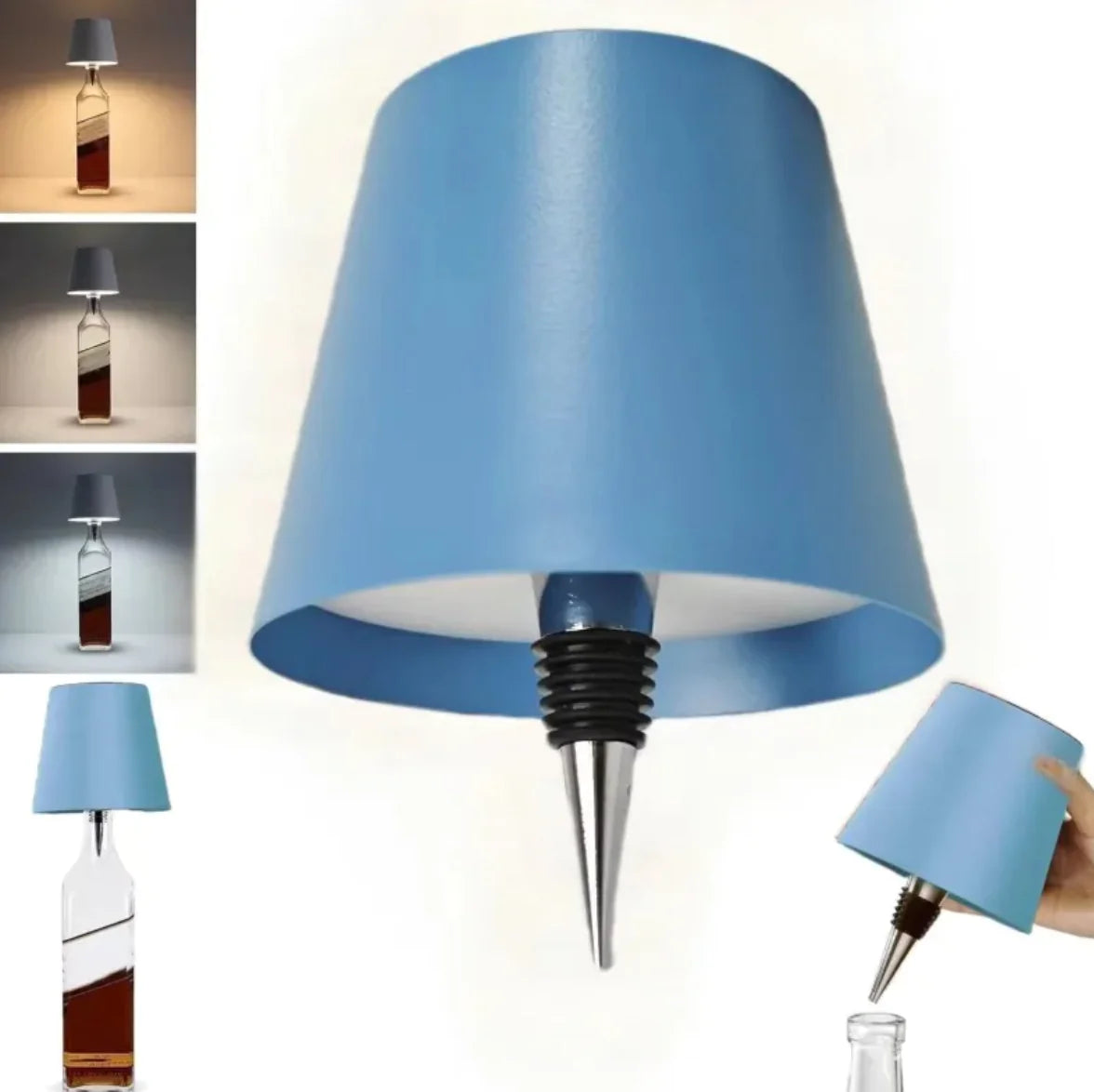 LED Wine Bottle Table Lamp